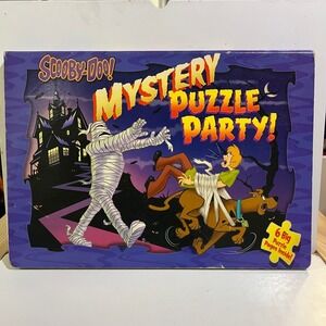 Scooby Doo Mystery Puzzle‎ Party 6 Big Puzzles Pages Hanna Barbara Shaggy  Velma